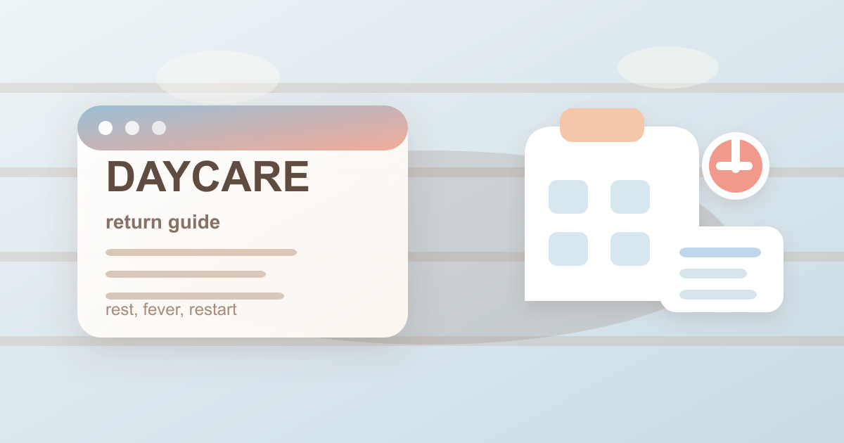 保育園の洗礼はいつまで？休む目安・登園再開ライン・おうちケアをやさしく解説