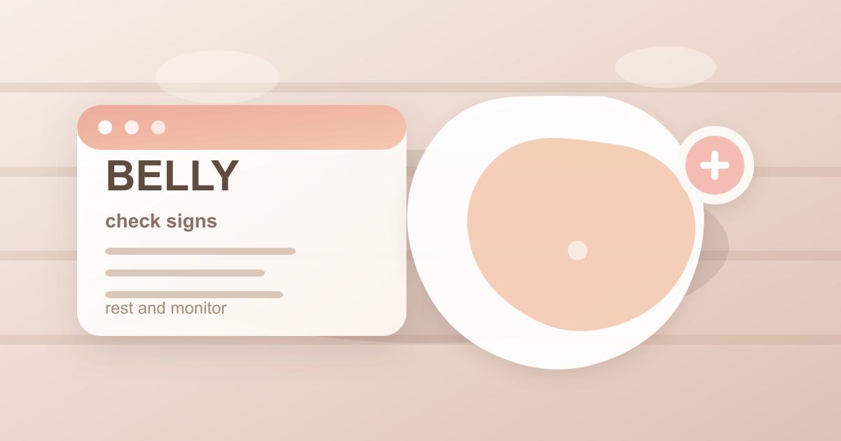 妊娠中のお腹の張りは大丈夫？時期別の原因と受診目安・やさしい対処法